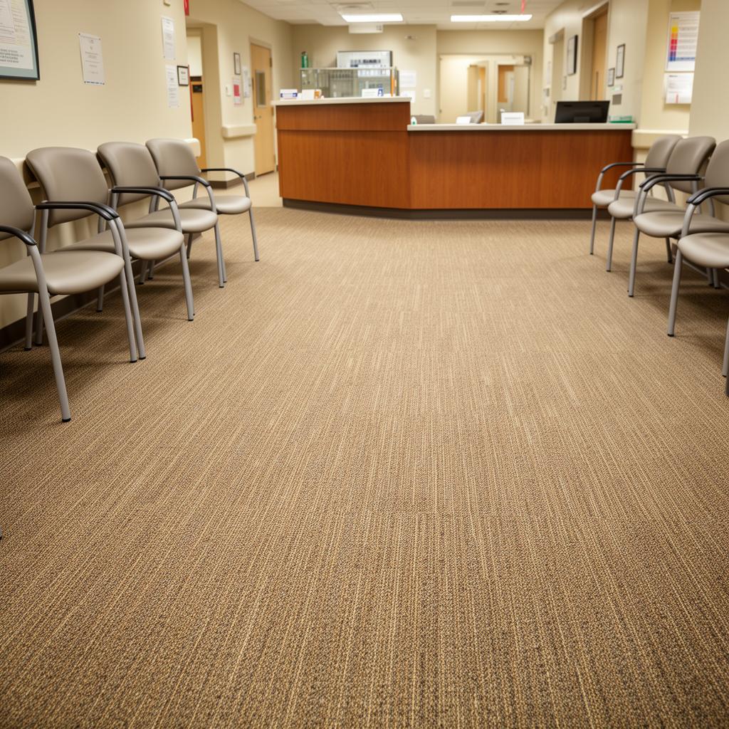 Commercial kitchen with seamless non-slip flooring